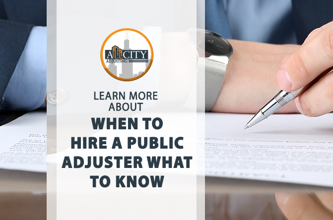 When to Hire a Public Adjuster: What to Know