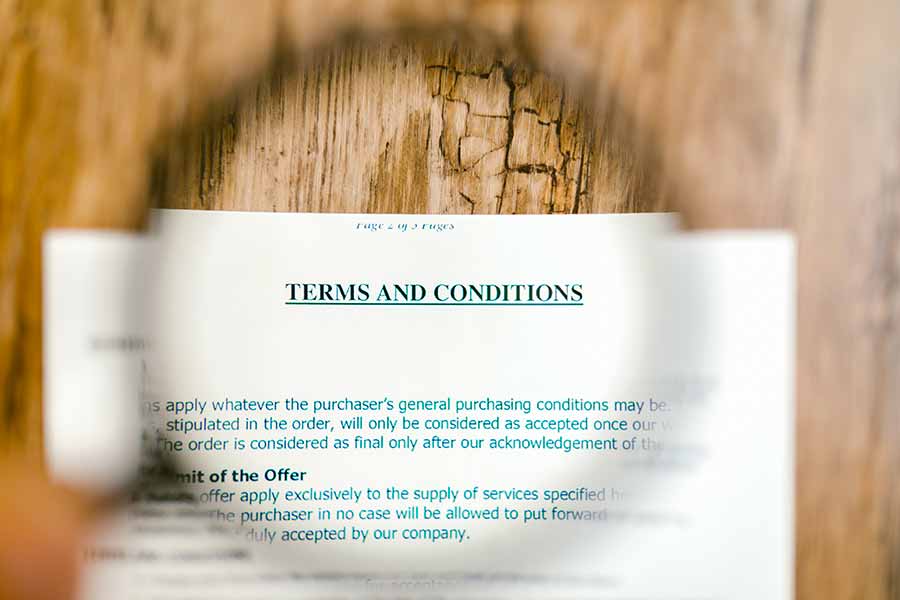 Underinsurance Terms and Conditions
