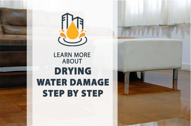 Drying Water Damage Featured Image