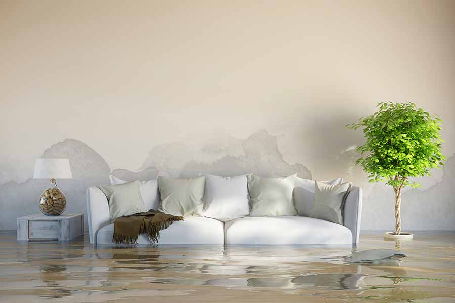 leaning Up After A Flood Tips Living Room