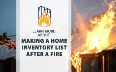 Making a Home Inventory List After a Fire