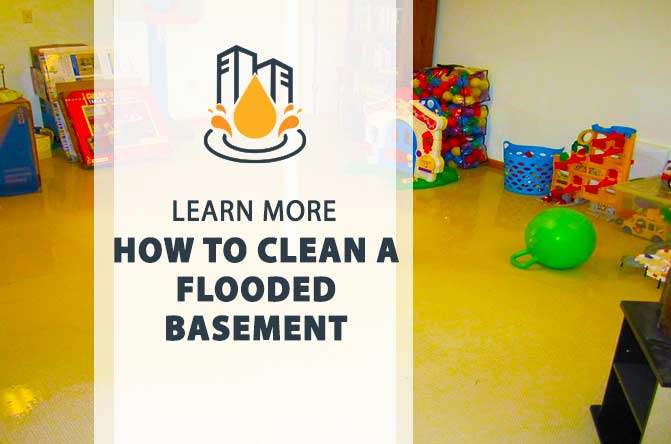 How to Deal with a Basement Flood Clean Up