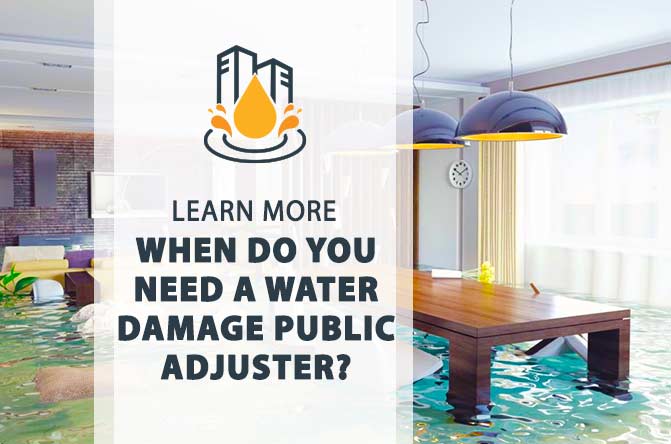 Water damage public adjuster