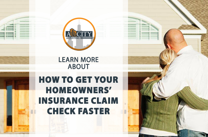 How to Get Your Homeowners’ Insurance Claim Check Faster